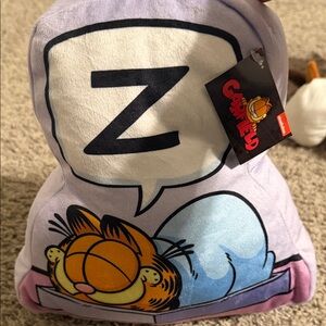 Nickelodeon Garfield plush pillow - Purple and Blue